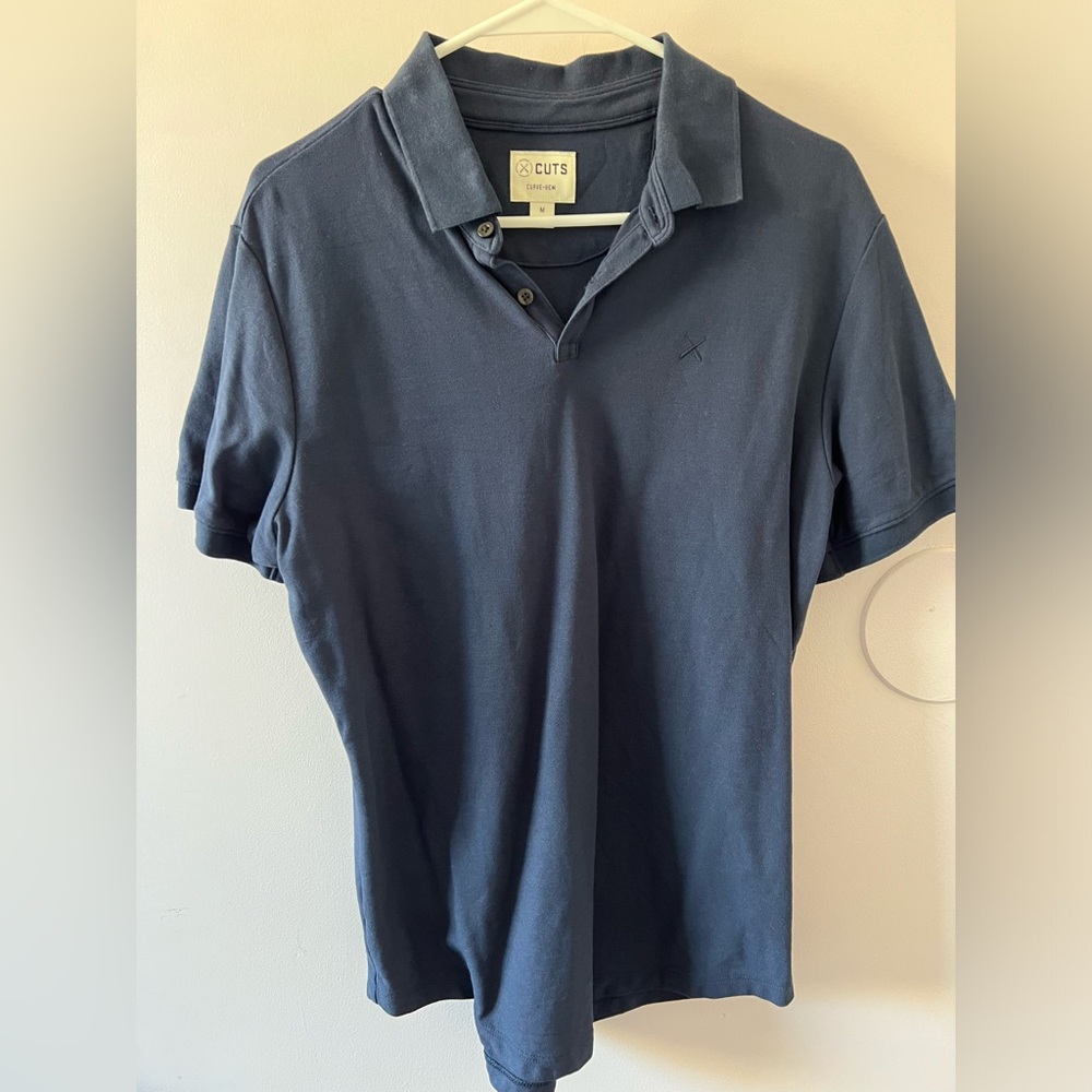 Cuts Prestige Polo - Pacific Blue